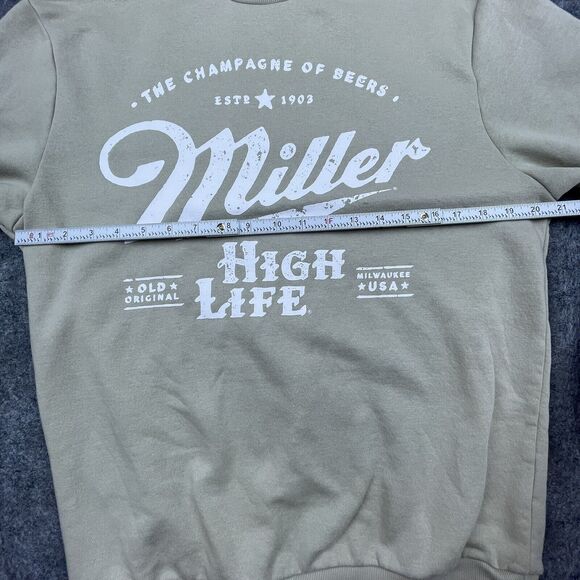 Miller High Life Sweatshirt Extra Small Champagne of Beers Milwaukee USA Brewery - Picture 5 of 7